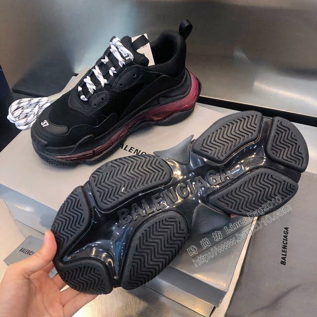 Balenciaga經典款男女鞋 巴黎世家頂級版本Triples氣墊水晶老爹鞋 Balenciaga情侶款老爹鞋  hdbl1156